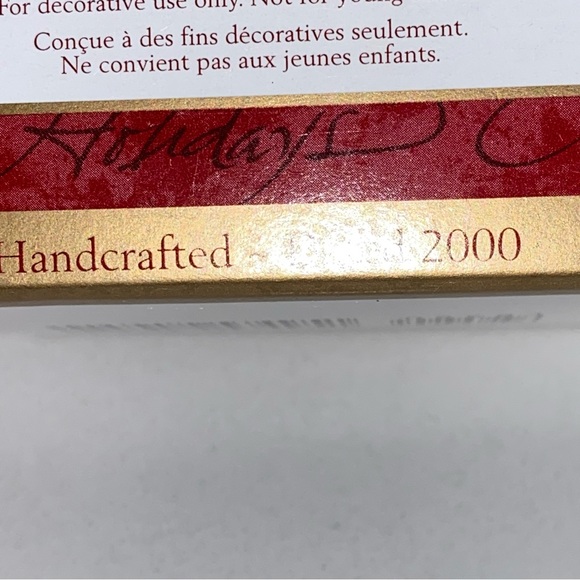 Vintage Hallmark Ornament MAX THE SNOWMEN OF MITFORD 2000 with Box - Picture 4 of 4